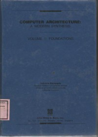 COMPUTER ARCHITECTURE : A MODERN SYNTHESIS