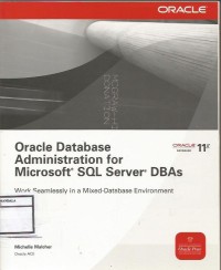 ORACLE DATABASE ADMINISTRATION FOR MICROSOFT SQL SERVER DBAS