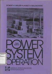 POWER SYSTEM OPERATION THIRD EDITION
