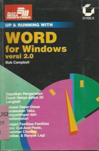 Up & Running With WORD FOR WINDOWS VERSI 2.0