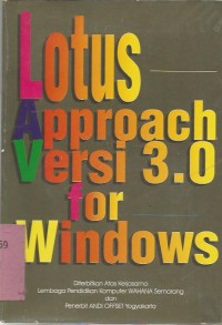 Lotus Approach versi 3.0 for Windows