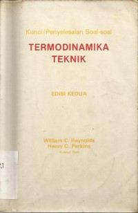 Image of KUNCI  PENYELESAIAN SOAL-SOAL TERMODINAMIKA TEKNIK
