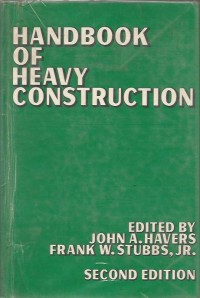 HANDBOOK OF HEAVY CONSTRUCTION