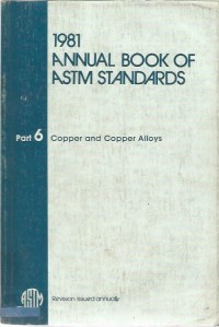 1981 ANNUAL BOOK OF ASTM STANDARDS