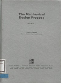 THE MECHANICAL DESIGN PROCESS THIRD EDITION