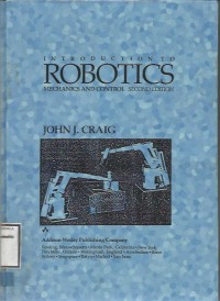 INTRODUCTION TO ROBOTICS MECHANICS AND CONTROL second edition